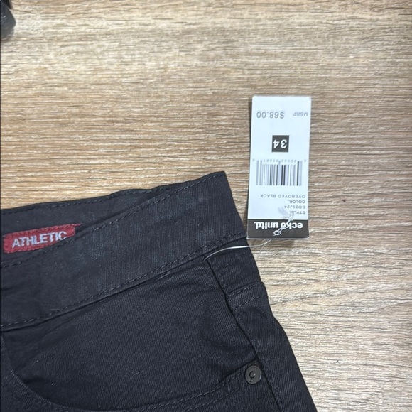 Ecko Unlimited Black Straight Jeans Classic Style - Picture 3 of 6
